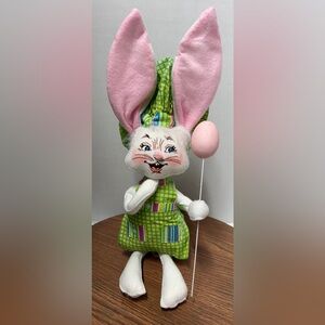 AnnaLee Vintage Easter Bunny Doll 2008 Poseable
